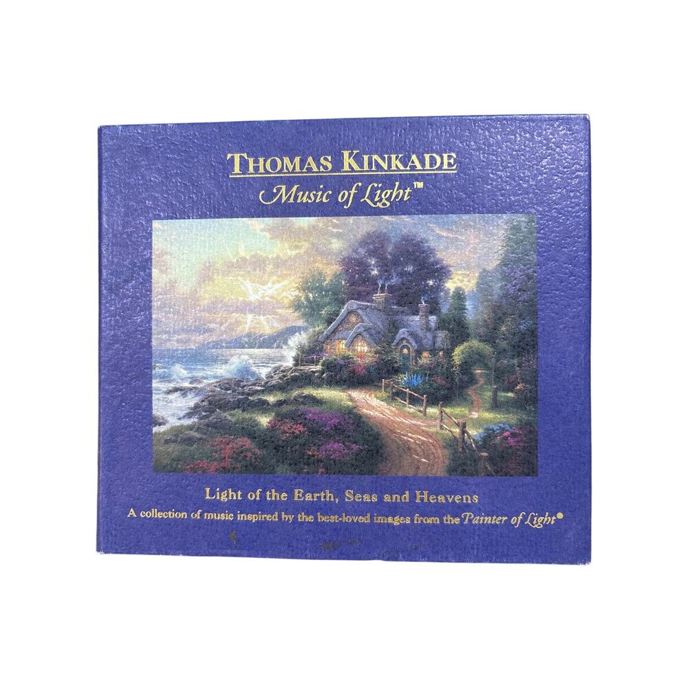 Thomas Kinkade Music of Light CD 2 disc with booklet music collection meditate
